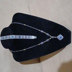 Vintage Necklace Bracelet Set